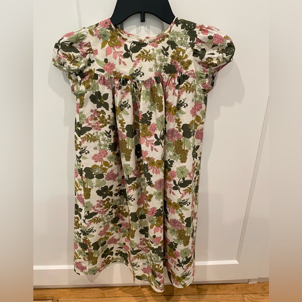 Bonpoint Pink and Green Pleated dress size 10 NWOT